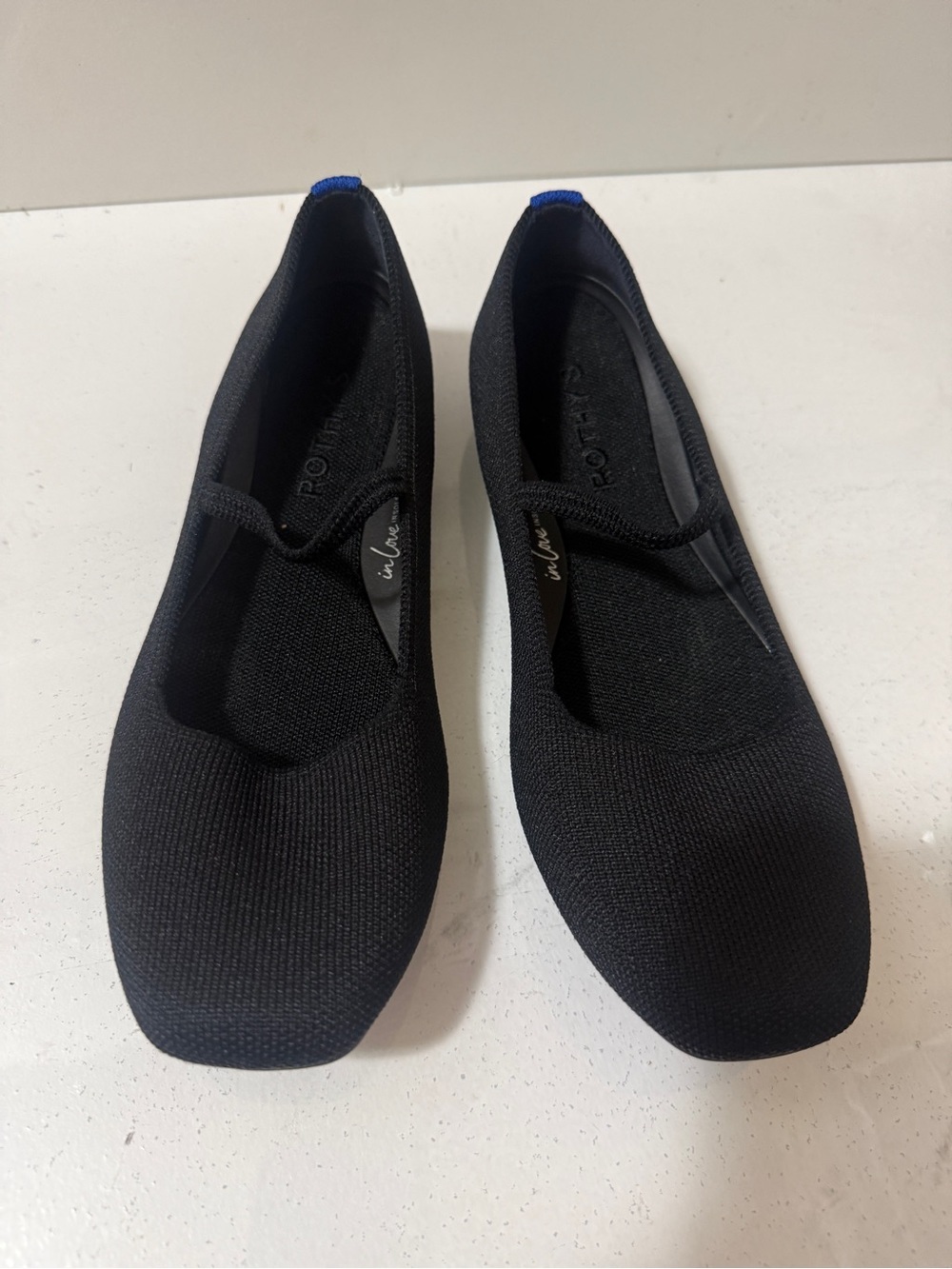 ROTEYS Black Slip-On Knit Ballet Flats - Unbranded. In great conditions